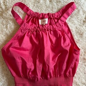 Brand new XiRENA pink halter top size S